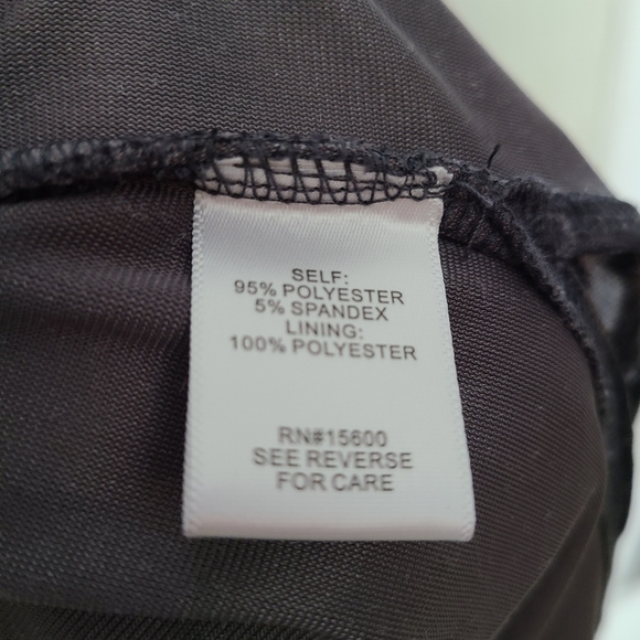 GrayVelvet Dress/cardigan style with buttons down front size XL. By Kate and Sam - Picture 3 of 4